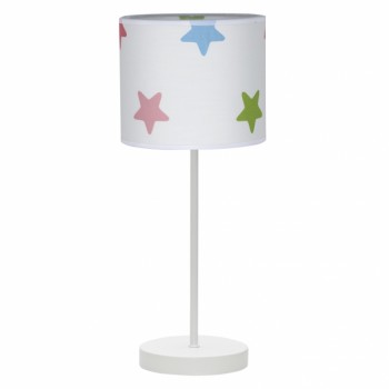 Distribuidor - Lâmpadas Diversas | Sobre Mesas Infantil | SOBREMESA STAR ESTRELLAS COLORES 1XE14 39X17D Ref: 077271001